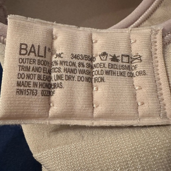 Bali Women's Comfort Revolution Bra - Beige 34C - Picture 3 of 7